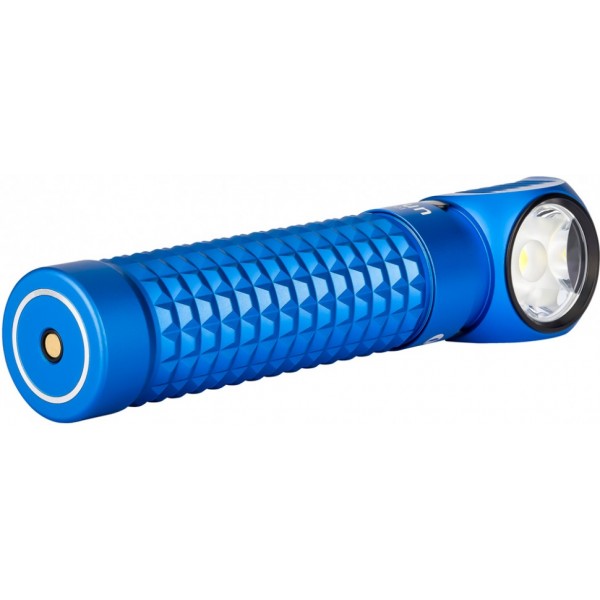 Налобний ліхтар Olight Perun Blue + акумулятор та зарядка