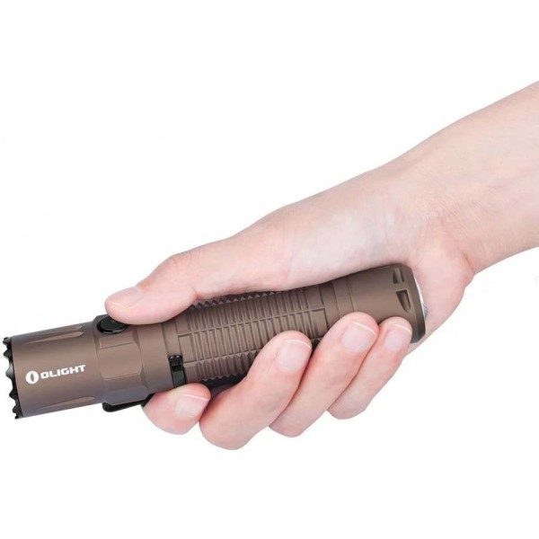 Ліхтар Olight M2R Pro Tan + акумулятор 5000mAh, зарядний USB-пристрій