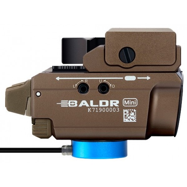 Ліхтар Olight Baldr RL Mini. ЛЦВ - червоний