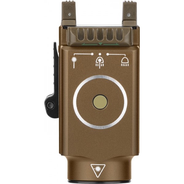 Ліхтар Olight Baldr S Desert Tan з ЛЦУ зеленого кольору