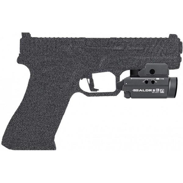 Ліхтар Olight Baldr S blue laser, колір Gunmetal grey, ЛЦУ синього кольору