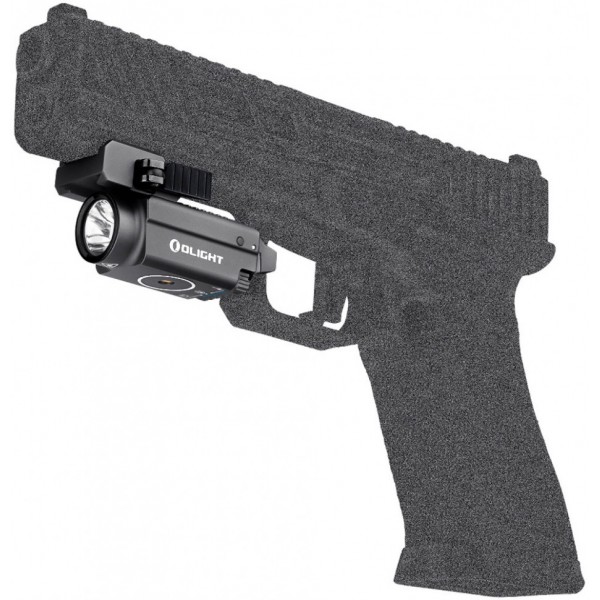 Ліхтар Olight Baldr S blue laser, колір Gunmetal grey, ЛЦУ синього кольору