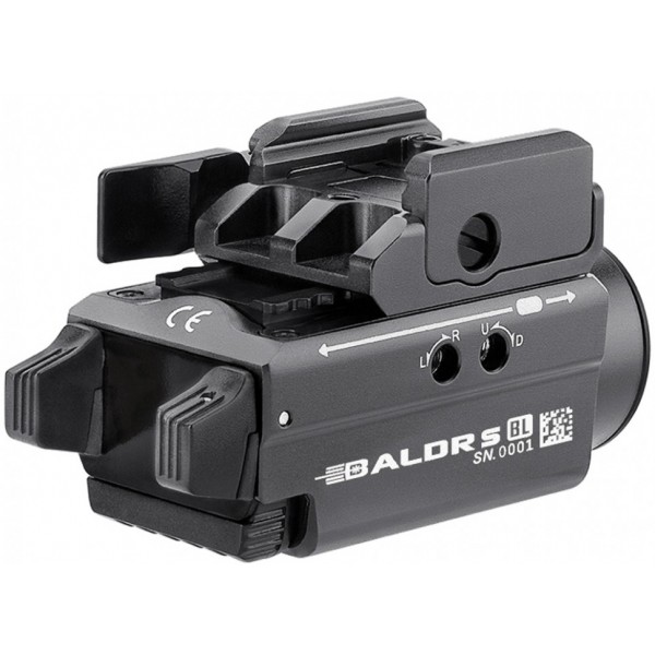Ліхтар Olight Baldr S blue laser, колір Gunmetal grey, ЛЦУ синього кольору