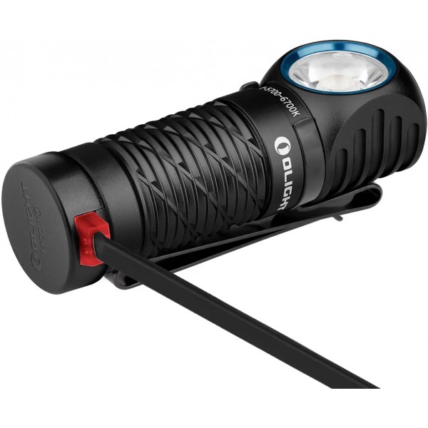 Налобний ліхтар Olight Perun 2 Mini Black, зарядка, кріплення