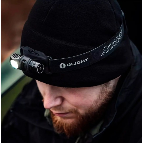 Налобний ліхтар Olight Perun 2 Mini Black, зарядка, кріплення