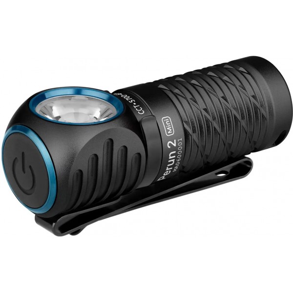 Налобний ліхтар Olight Perun 2 Mini Black, зарядка, кріплення
