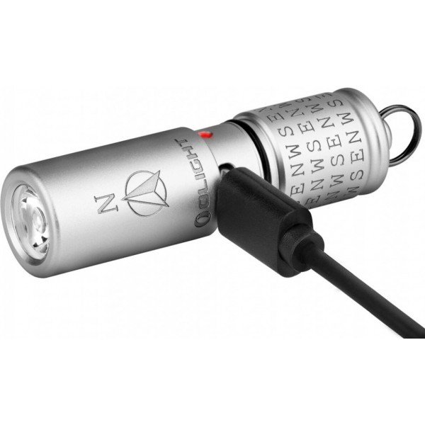Ліхтар-брелок Olight I1R2 PRO North Silver