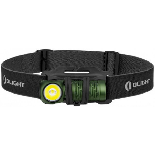Налобний ліхтар Olight Perun 2 Mini Od Green, зарядка, кріплення