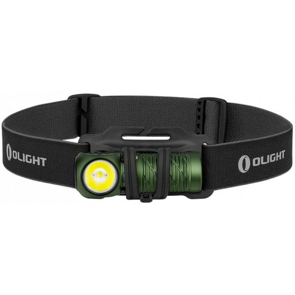 Налобний ліхтар Olight Perun 2 Mini Od Green, зарядка, кріплення