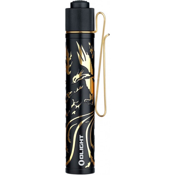 Ліхтар Olight I3T 2 EOS Dragon & Phoenix Golden