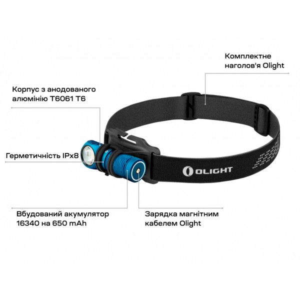 Ліхтар Olight Perun 2 Mini Midnight Blue