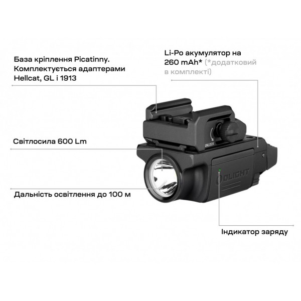 Ліхтар Olight PL-Mini 3 Valkyrie