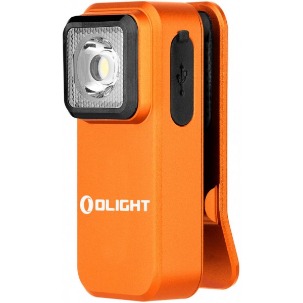 Ліхтар Olight Oclip Orange