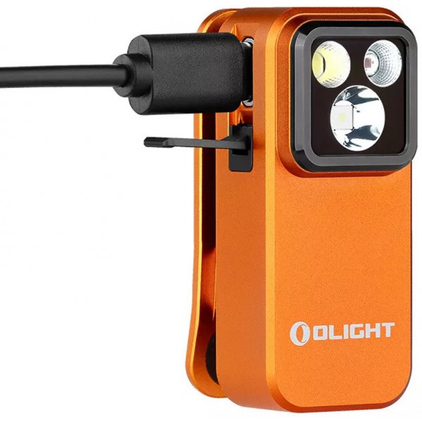 Ліхтар Olight Oclip Pro Orange