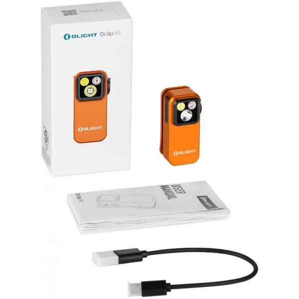 Ліхтар Olight Oclip Pro Orange