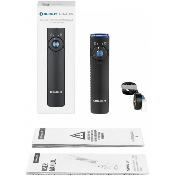 Ліхтар Olight Arkfeld UV NW Black