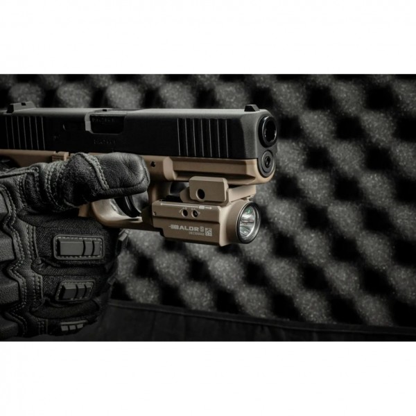 Ліхтар з ЛЦВ Olight Baldr S Green Laser Flat Dark Earth