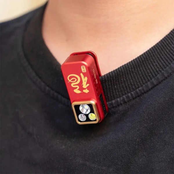 Ліхтар Olight Oclip Pro Fortune Snake Special Edition Red