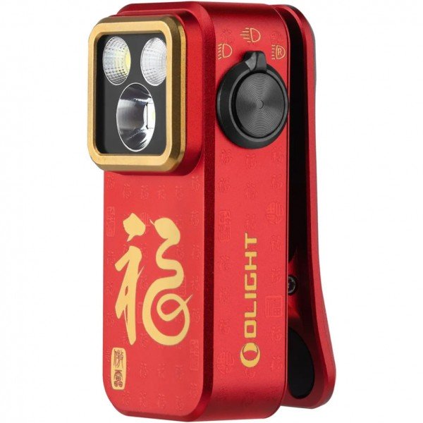 Ліхтар Olight Oclip Pro Fortune Snake Special Edition Red