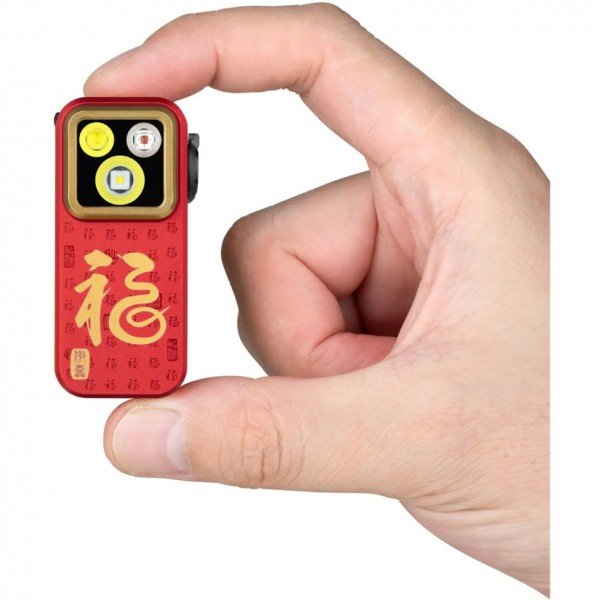 Ліхтар Olight Oclip Pro Fortune Snake Special Edition Red
