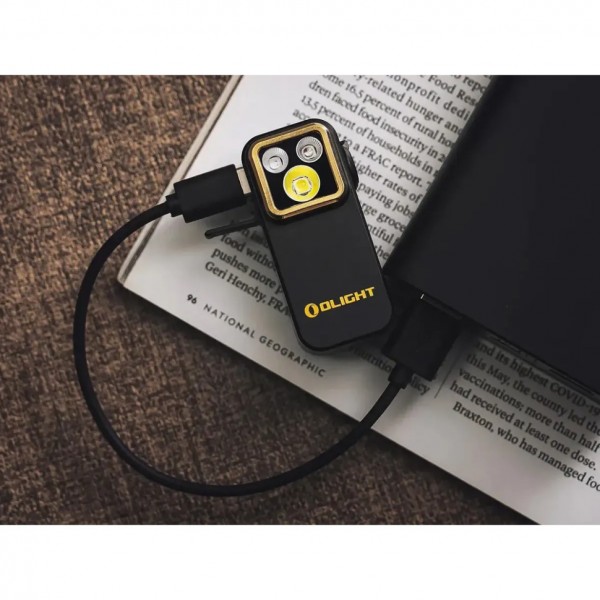 Ліхтар Olight Oclip Pro S, чорний