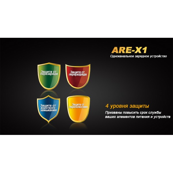 Зарядний пристрій Fenix ARE-X1 (18650, 26650)