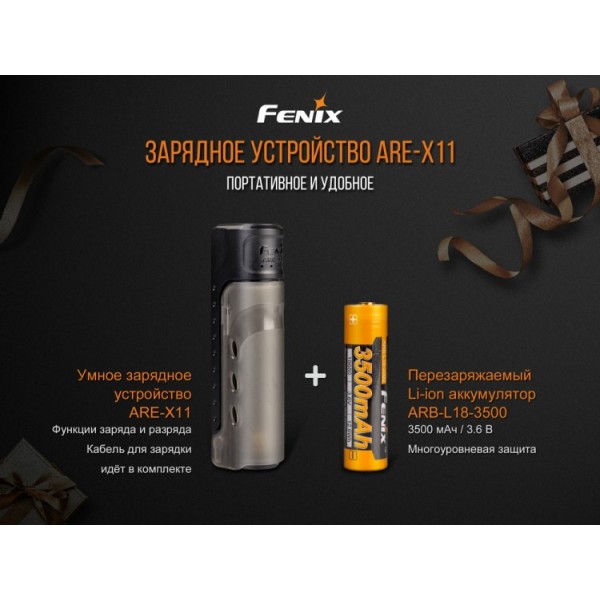 Зарядний пристрій Fenix ARE-X11 з акумулятором