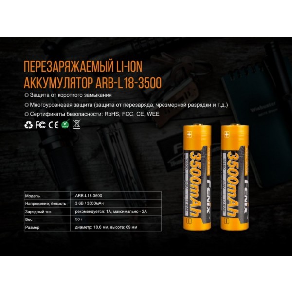 Зарядний пристрій Fenix ARE-X11 з акумулятором