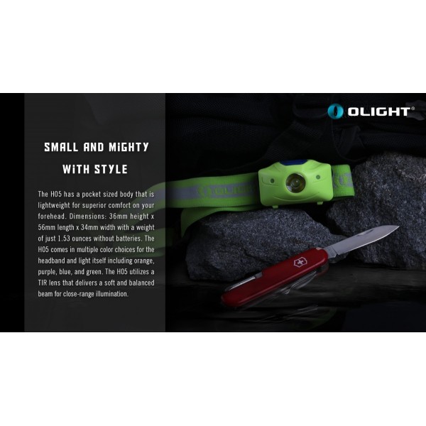 Ліхтар налобний Olight H05 Active, оранжевий