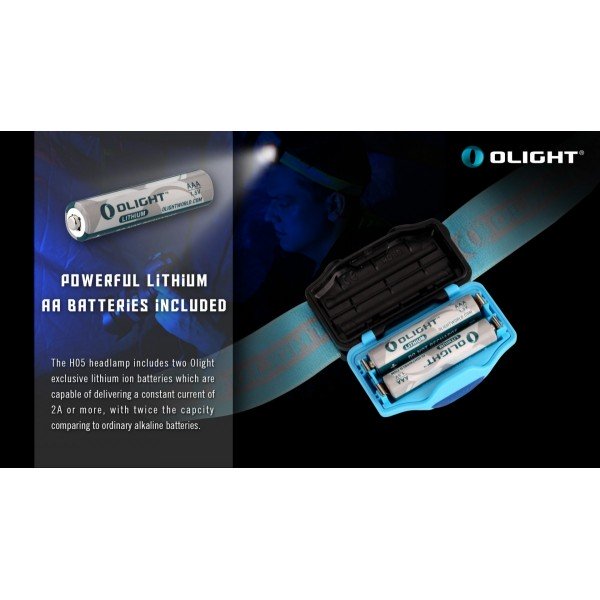 Ліхтар налобний Olight H05 Active, пурпуровий