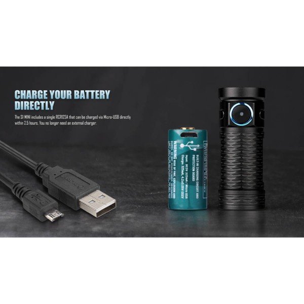 Ліхтар Olight S1 Mini HCRI + акумулятор та зарядка!