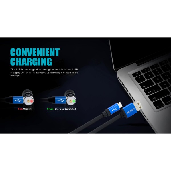 Ліхтар Olight I1R + акумулятор та зарядка