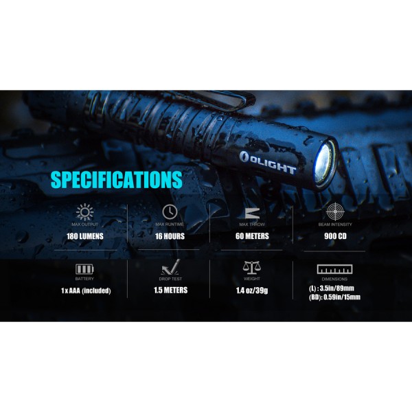 Ліхтар Olight I3T EOS Black