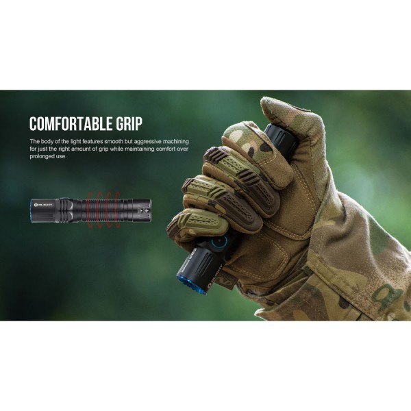 Ліхтар Olight M2R Warrior NW/CW + акумулятор Li-ion 3500 мА/год, зарядне USB