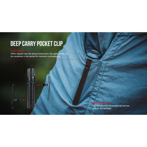 Ліхтар Olight M2R Warrior NW/CW + акумулятор Li-ion 3500 мА/год, зарядне USB