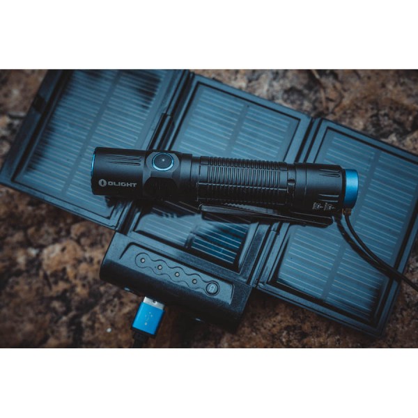 Ліхтар Olight M2R Warrior NW/CW + акумулятор Li-ion 3500 мА/год, зарядне USB