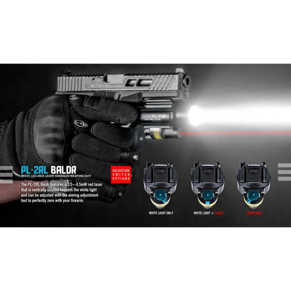 Ліхтар Olight PL2-RL Baldr з ЛЦУ