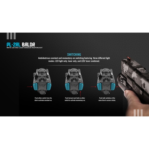 Ліхтар Olight PL2-RL Baldr з ЛЦУ
