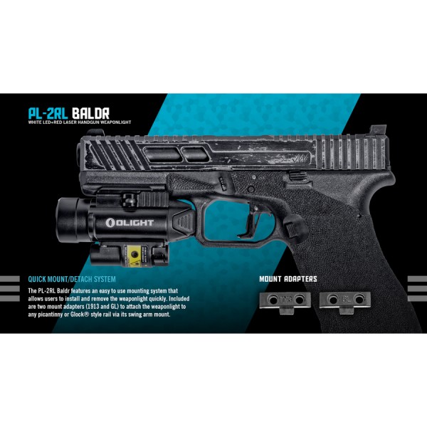 Ліхтар Olight PL2-RL Baldr з ЛЦУ