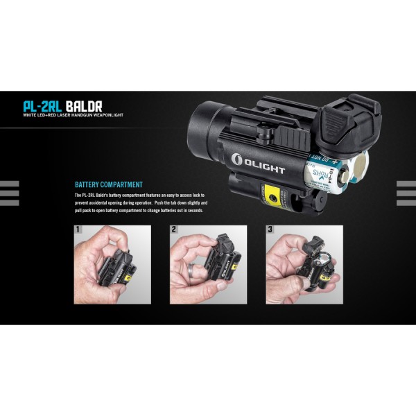 Ліхтар Olight PL2-RL Baldr з ЛЦУ