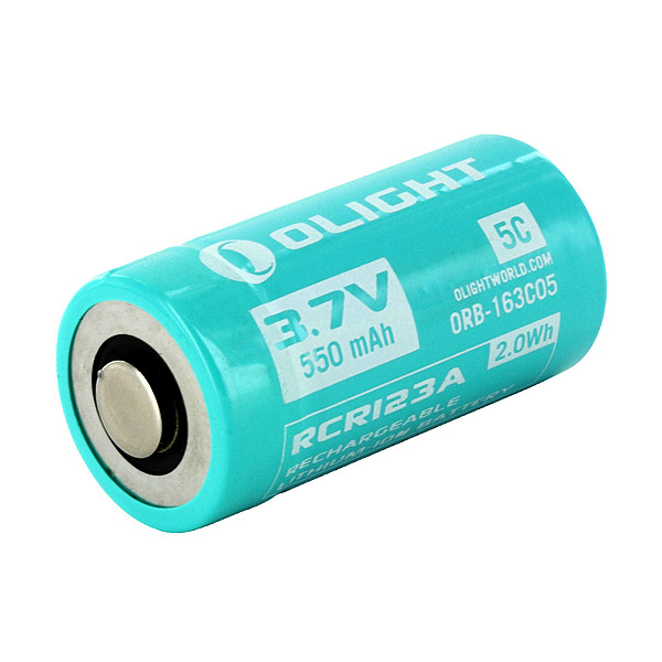 Акумулятор Olight RCR123A 550mAh для S1R, S10R і т.д., захищений