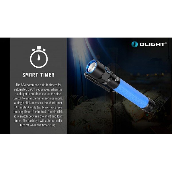 Ліхтар Olight S2A Baton, сірий