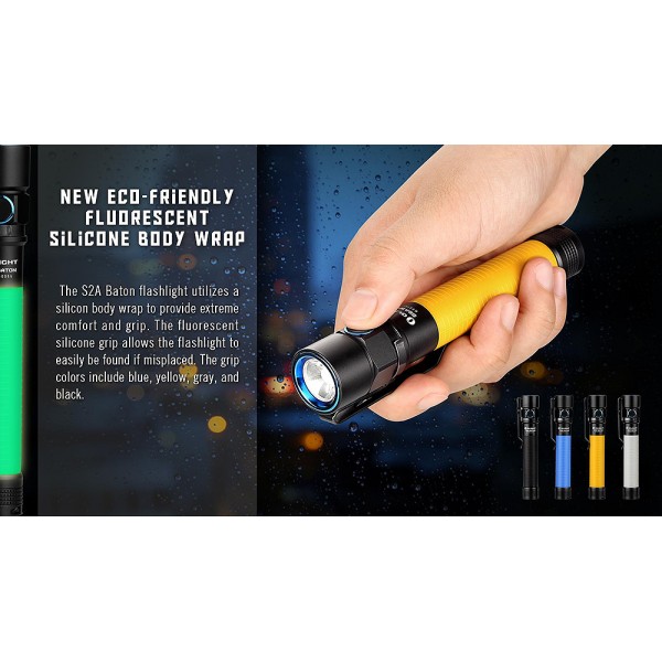 Ліхтар Olight S2A Baton, сірий