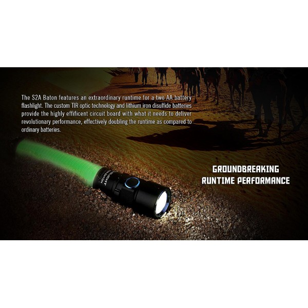 Ліхтар Olight S2A Baton, сірий