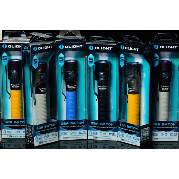 Ліхтар Olight S2A Baton, сірий