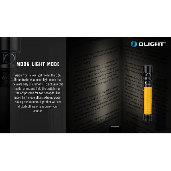 Ліхтар Olight S2A Baton, сірий