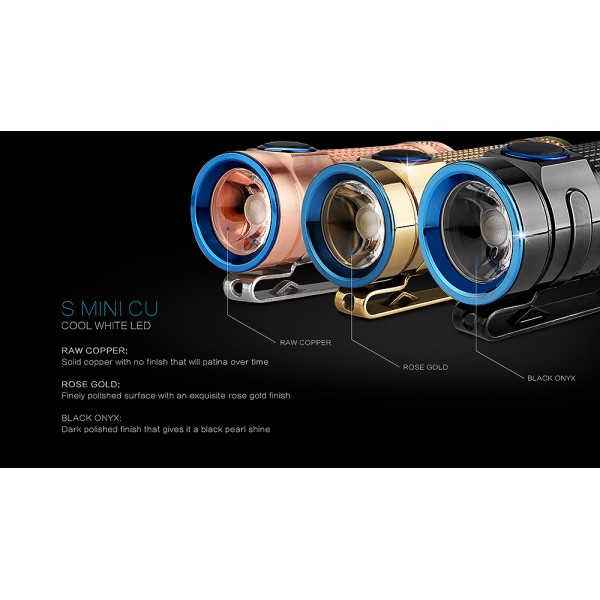 Ліхтар Olight S mini Limited Copper, чорний