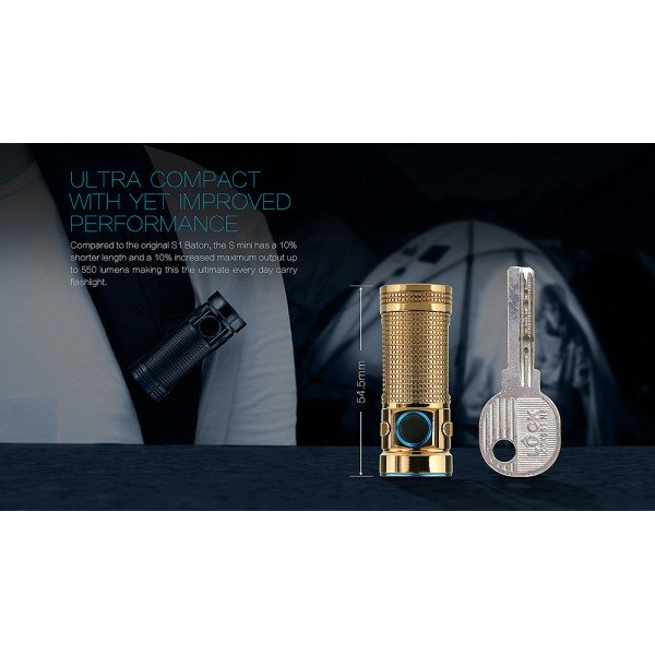 Ліхтар Olight S mini Limited Copper, чорний