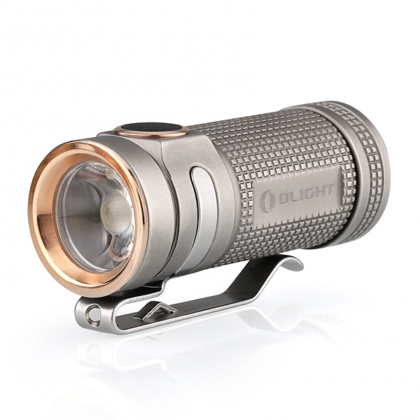 Ліхтар Olight S mini Limited Titanium, матовий метал