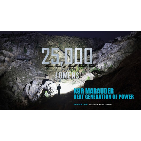 Ліхтар Olight X9R Marauder Black 